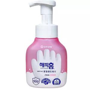 학교 손씻기 손세정제 해피홈 유한 손세척 SAFE365 핸드워시 250mL 용기 핑크포레향 손소독 서치41