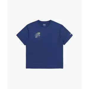 디아도라 diadora 에어텍스 볼 버디 반팔 티셔츠 BLUE D6223LRS40BLD 489618