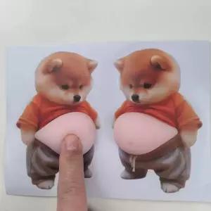 문콕 방지스티커 도어스토퍼 문닫힘 방문 시바견