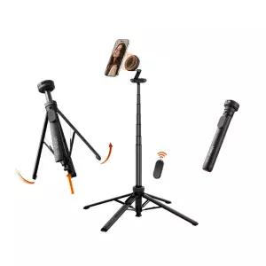 울란지 MT85 원터치 자동 팝업 삼각대 스마트폰 맥세이프 셀카봉 블루투스 리모컨 UZ-T122