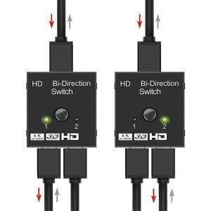 HDMI 호환 분배기 KVM 양방향 스위치 PS4 TV 박스 어댑터용 2 in 1 Out 4K