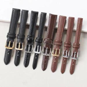 8mm 10mm 12mm 14mm 16mm 18mm 20mm 22mm 24mm PU 가죽 스트랩 스마트워치 범용 팔찌 초슬림 방수 손목 밴