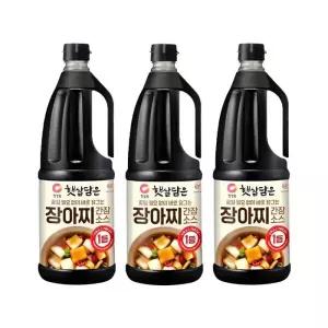 청정원 장아찌 간장 소스 1.7L X 3개