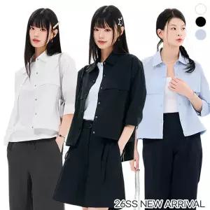 {체이스컬트} (3Color) SUMMER 7부 소매 카라 JUMPER