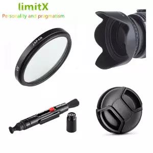 Nikon Coolpix P1000 P1100 디지털 카메라용 limitX UV 필터  렌즈 후드 캡  클리닝 펜