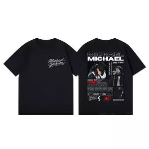 복싱 티셔츠 티 권투 mma 90s Classics 마이클 잭슨 그래픽 T 셔츠 패션 록 빈티지 반 남성 여성 캐주얼 루