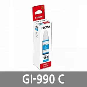 캐논 국내 정품 GI-990 C 잉크 파랑 6,000매 PIXMA G1900 G1910 G2900 G2910 G2915 G3900