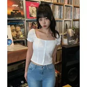 유희 YOUHEE PUFF S리 LEEVE BLOUSE_WHITE YHBLGA002WH 3405493