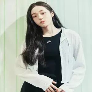 리 LEE 우먼 링거 슬 브 스 티셔츠 블랙