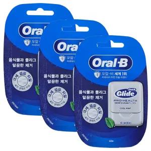 오랄비 글라이드 딥클린 치실 40m x 3개/