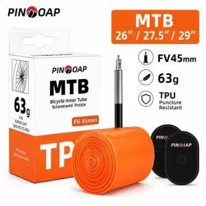 PINMOAP 1/2/5/10PCS 산악 자전거용 내부 튜브 26/27.5/29 Mtb 타이어 부틸 고무 밸브 사이클링 수리