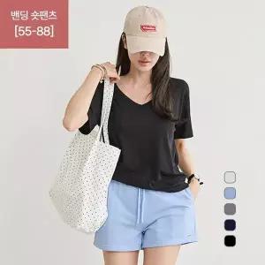 [하프클럽/](55~88) 데일리 밴딩 숏반바지 DM62-P-43