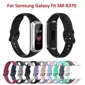삼성 핏 SMR370 스포츠 스트랩 SM R370 밴드 교체 스마트 워치 팔찌 코레아용