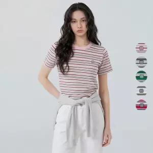 [백화점 정품] 프로젝트M 여성 멀티 스트라이프 반팔티 EPG2TR2752