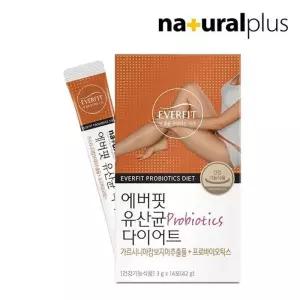 에버핏 유산균 14포 1박스/2주분 모유유래 유산균 가르시니아