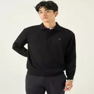 [빈폴멘]클래식 소프트 코튼 칼라넥 티셔츠  블랙 (BC5941C205)