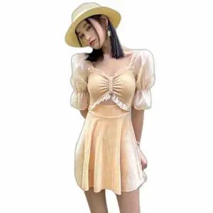 치마 비키니 프릴 레이스 여성수영복 오션월드복장 실내여성수영복 여자실내수영복 여성비치수영복 이쁜수