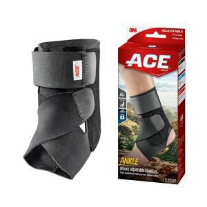 ACE 229083 Deluxe 발목 안전 장치 인대가 상하거나 팽창된 발목을 지지해줍니다 만족도 대부분의 사람에게 맞는 사이즈