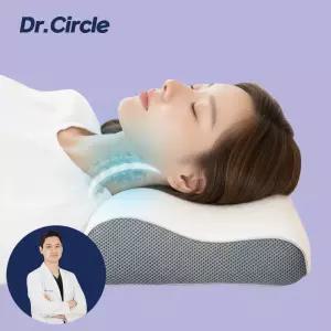 닥터써클 메모리폼 베개 기능성 낮은 경추베개 척추 거북목 메모리 휴대용