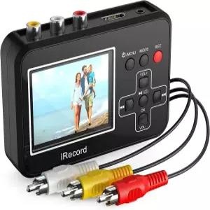 VHS에서 디지털 변환기 미니 비디오 캡처 장치 DVD VCR 테이프 Hi8 RCA TV 박스 캠코더로 녹화