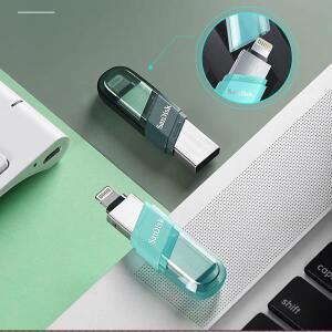 SanDisk Lightning USB3.0 iXpand 플래시 드라이브 Luxe 256GB iphone 호환/ipad 호환 Pro/Mac IX60N/70N/9