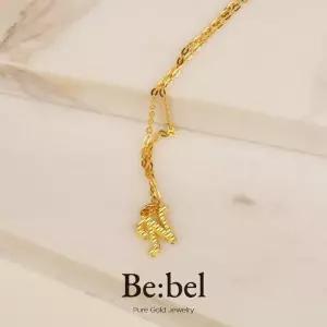 순금목걸이 3.75g(1돈 한돈) 24k 남자 여자 디자인 이니셜 N 비벨