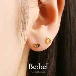 순금귀걸이 0.66g 24k 닷하트 비벨