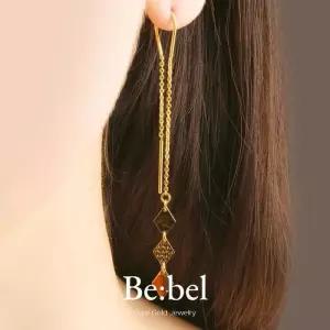 순금귀걸이 3.82g(1돈 한돈) 24k 써티스퀘어 비벨