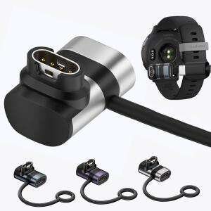 Garmin Fenix 7 6 6X 5S 5X Plus/Forerunner 965 955 스마트 시계 충전 변환기 액세서리 용 유형 C 충전기 어댑터