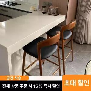 북유럽 바텐의자 높은의자 실내 인테리어 원목 하이체어 카페 바체어