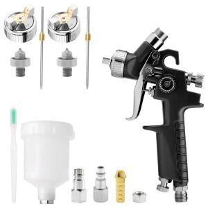 H-2000 HVLP 미니 페인트 스프레이 건 0.8mm/1.0mm 노즐 전문 에어브러시 자동차 가구 코팅
