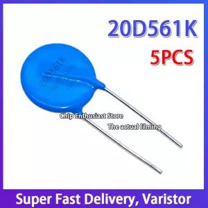 5PCS 배리스터 20D561K 561KD20 직경 20MM 10% DIP-2 560V