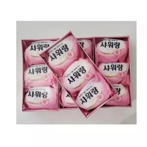 비누 샤워랑 핑크로즈 3개입 무궁화 목욕비누 130g 4세트