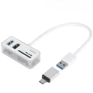 usb 허브 멀티포트 허브 3.0 멀티 데이터 타입 카메라 메모리 리더기