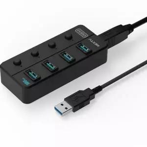 멀티 usb 허브 유전원 usba 타입 허브 데이터 고속 확장