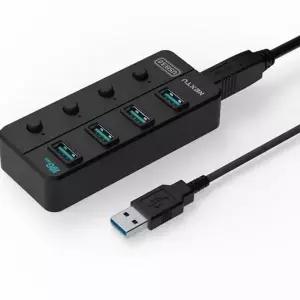 고속 usb 허브 전원 유전원 허브 노트북 데스크탑 충전 멀티포트