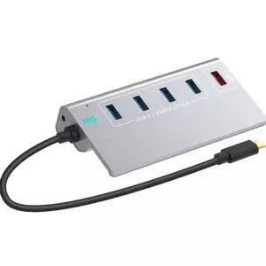 고속 usb 허브 스탠드형 c 타입 허브 멀티포트 유전원 퀵차지