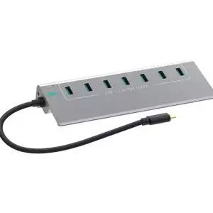 멀티 usb 허브 스탠드형 c 타입 허브 유전원 데이터 고속