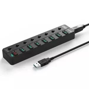 고속 usb 허브 퀵차지 멀티 허브 멀티포트 데이터 전원 10