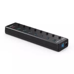 멀티 usb 허브 퀵차지 유전원 허브 고속 충전 포트