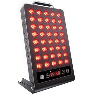 베스트쿨 레드 라이트 테라피, 듀얼 칩 660nm 850nm 엘리트급 얼굴용 휴대용 적외선 바디 장치, LED 테라피 패널. 50W.
