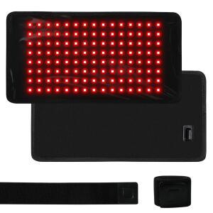 신체용 레드 라이트 테라피 패드, 3-in-1 LED 660nm 및 850nm 적외선 반려견, 어깨, 등, 무릎용.타이머 컨트롤러 여성 남성용 선물 포함