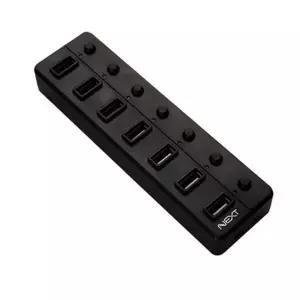 고속 유전원 usb 허브 멀티 개별 스위치 usb 허브 외장
