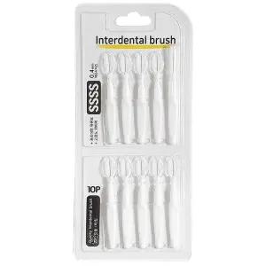 칫솔 모 0.4mm 10개 초미세 치간 칫솔세트 일회용칫솔 칫솔구성