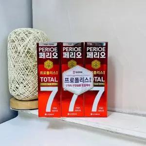 페리오토탈7마일드치약레몬민트120g3개입