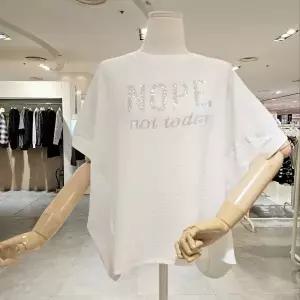 [대구백화점] [미엘로]가오리핏큐빅티셔츠(MM66TS107)