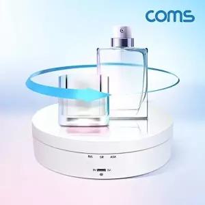[COMS]고품질 TBZ Coms 원형 회전 스탠드 진열대 진열판 전시 테이블 거울 미러 반사 진열판 회전 반사 WF