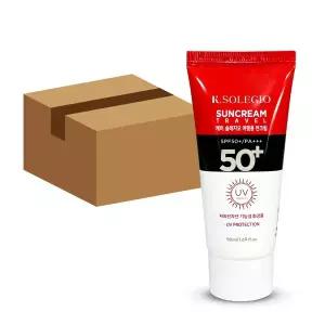 케이 솔레지오 여행용 선크림 SPF50+ 50ml 100개 부드러운 크림