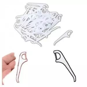 ( )치실 일상 여행 사무실 개인 휴대용 일회용 치간 칫솔 50p