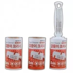 ( )테이프크리너 바닥 머리카락 먼지 청소 제거 크리너 테이프 세트